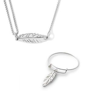 Alex and Ani Feather Bundle